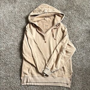 Women's Tan Hoodie Sweater